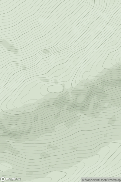 Thumbnail image for Beinn Mheadhoin [Sunart and Ardgour] showing contour plot for surrounding peak